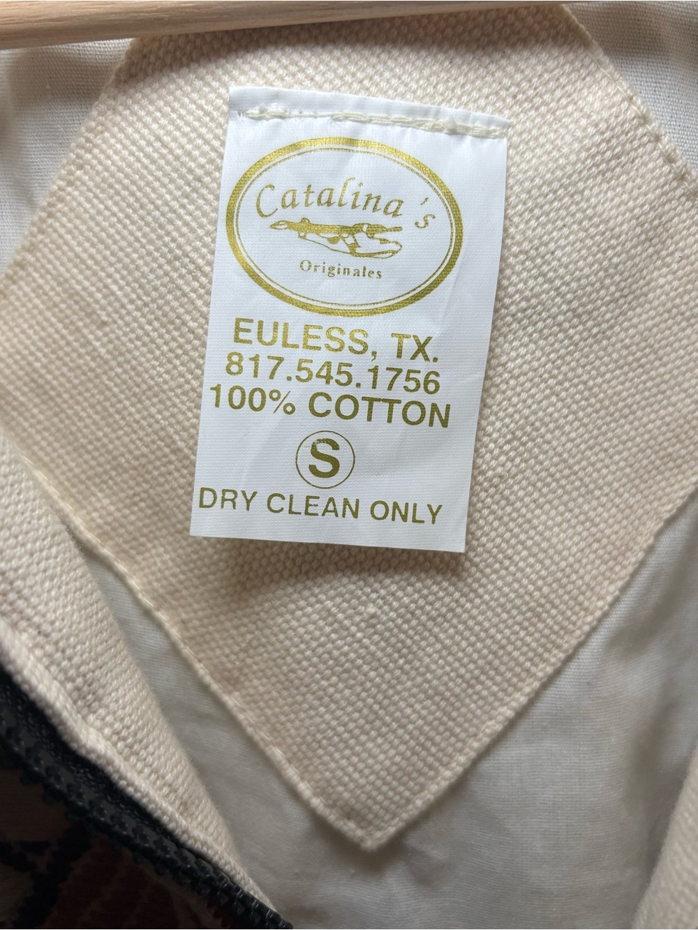 NWT Catalina Originals 100% Cotton Southwestern Embroidered Hooded UtilityJacket - Picture 3 of 12